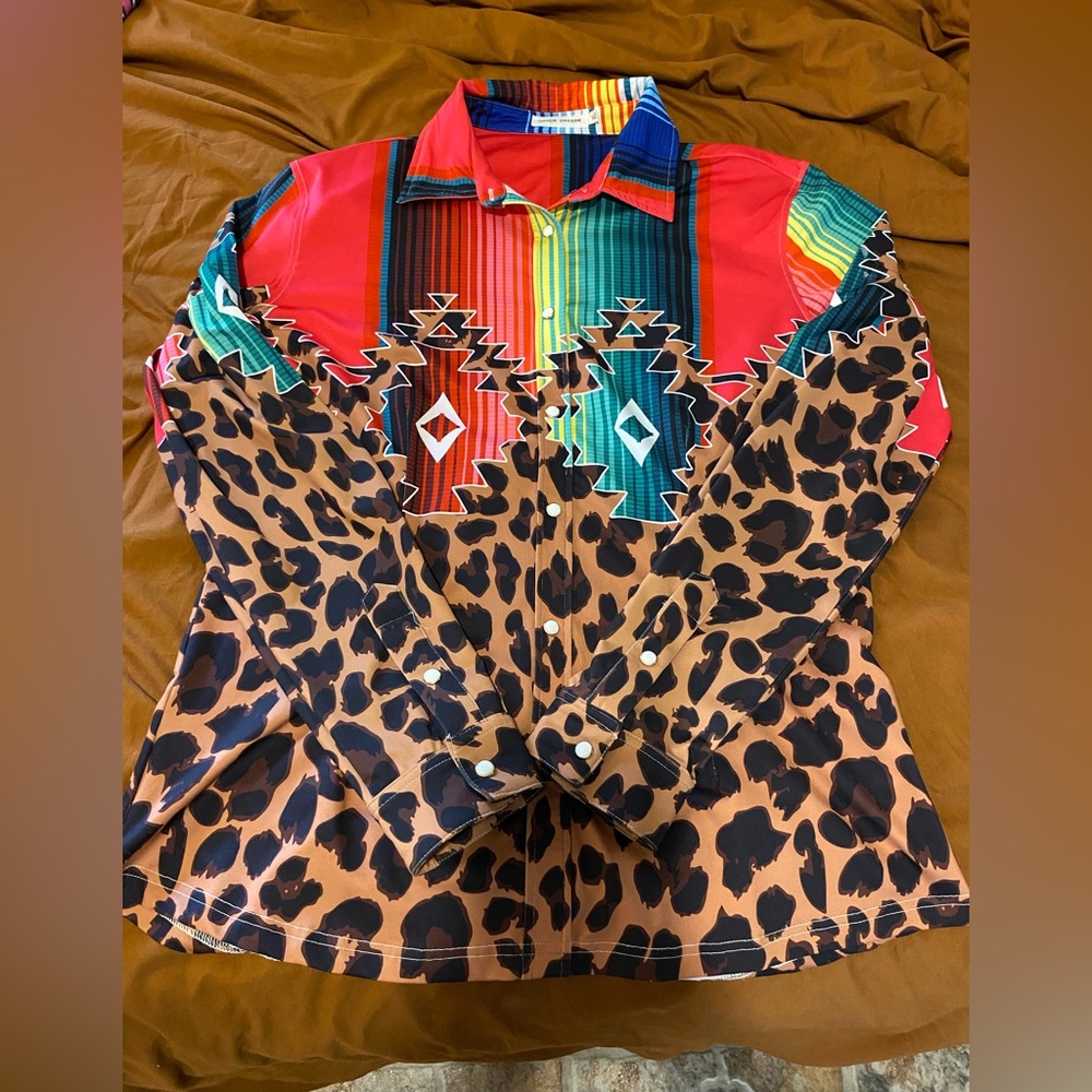 Ranch Dressn Pearl Snap Rodeo Shirt